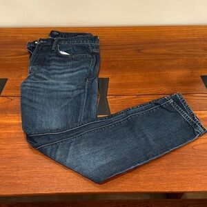J. Crew Dark Indigo Straight Jeans